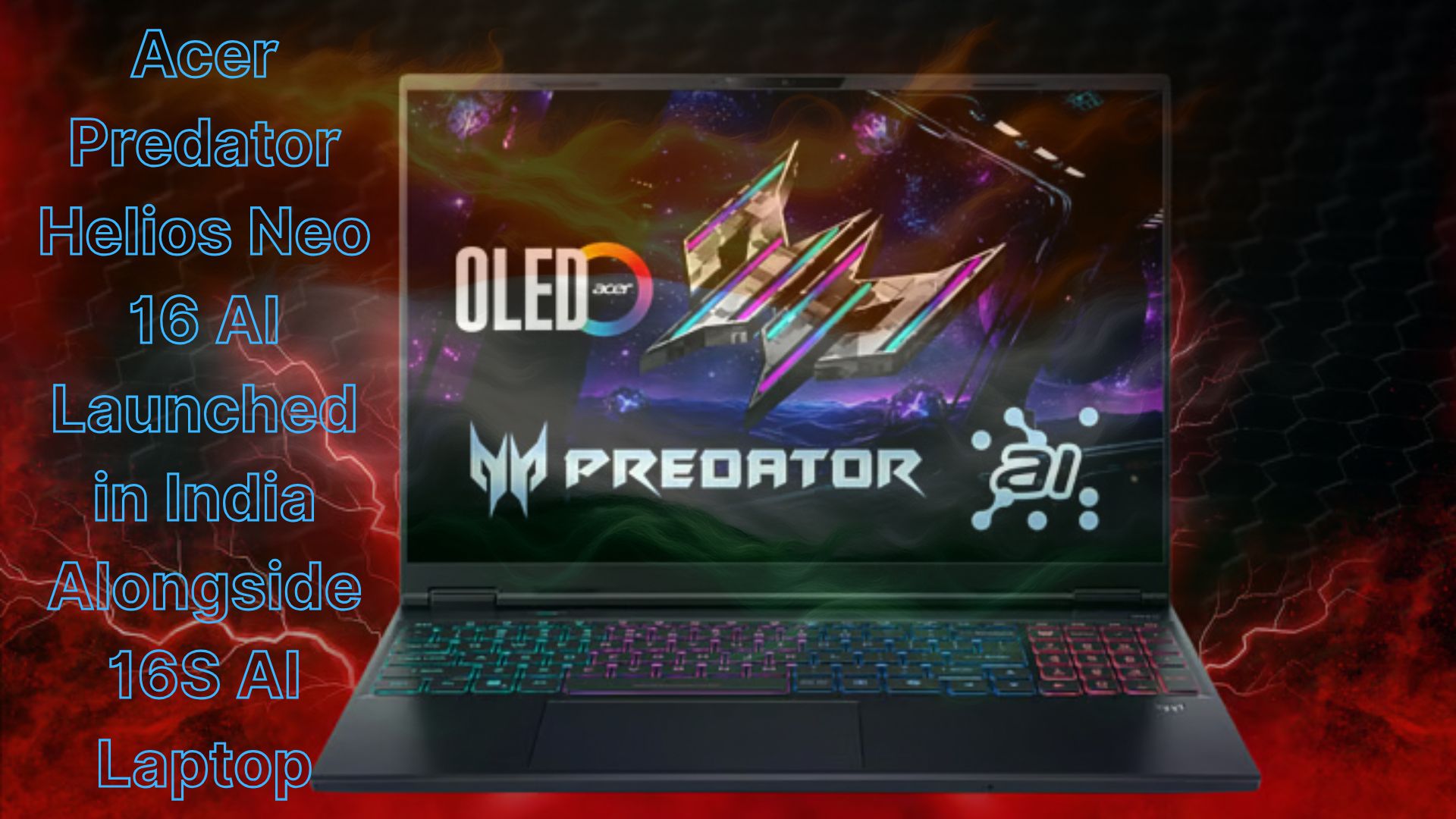 Acer Predator Helios Neo 16 AI Laptops Launch in India