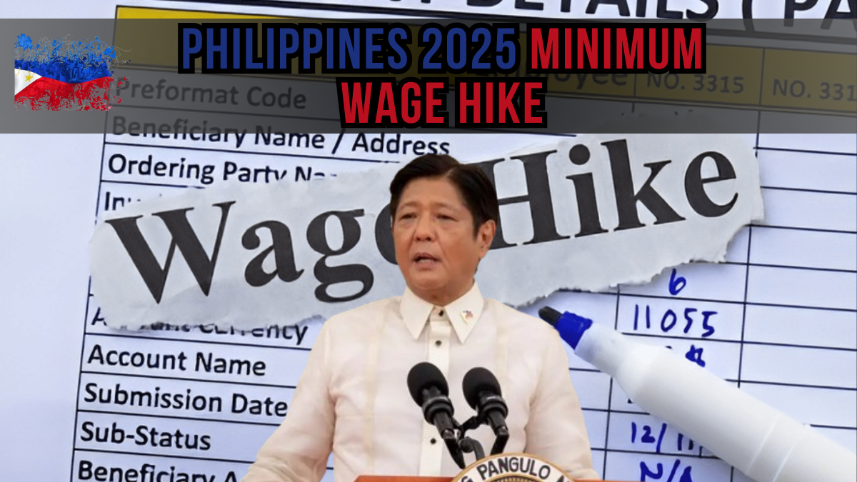 Philippines 2025 Minimum Wage Hike